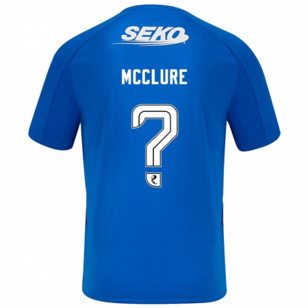 Kandiny Niño Camiseta Blaine Mcclure #0 Azul Oscuro 1ª Equipación 2024/25 La Camisa Chile