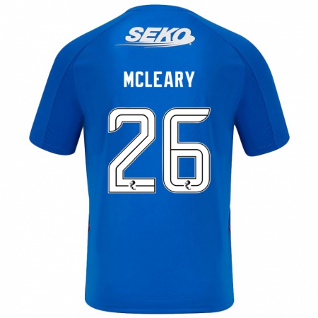 Kandiny Niño Camiseta Jodi Mcleary #26 Azul Oscuro 1ª Equipación 2024/25 La Camisa Chile