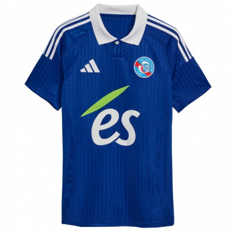 Kandiny Niño Camiseta Sacha Lung #0 Azul Blanco 1ª Equipación 2024/25 La Camisa Chile