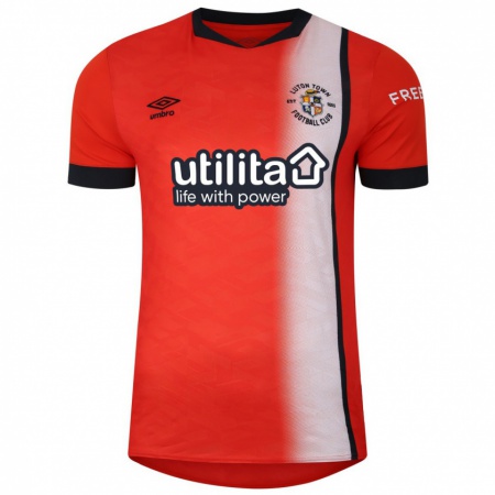 Kandiny Niño Camiseta Teden Mengi #15 Naranja Negro 1ª Equipación 2024/25 La Camisa Chile