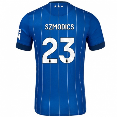 Kandiny Niño Camiseta Sammie Szmodics #23 Azul Marino 1ª Equipación 2024/25 La Camisa Chile