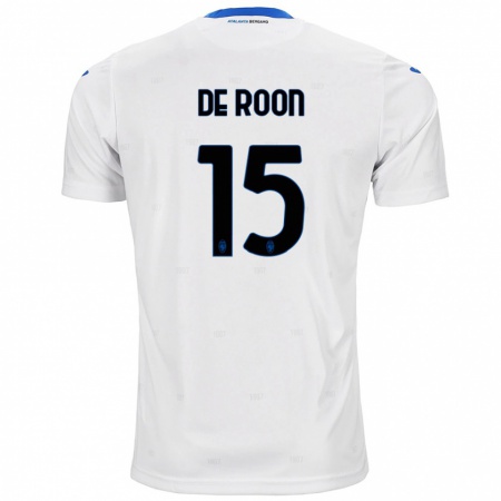 Kandiny Niño Camiseta Marten De Roon #15 Blanco 2ª Equipación 2024/25 La Camisa Chile