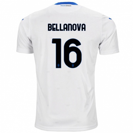 Kandiny Niño Camiseta Raoul Bellanova #16 Blanco 2ª Equipación 2024/25 La Camisa Chile