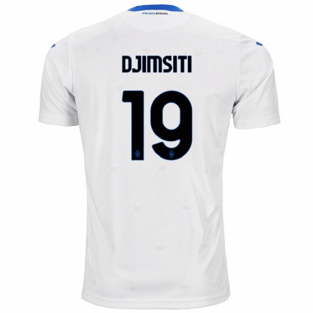 Kandiny Niño Camiseta Berat Djimsiti #19 Blanco 2ª Equipación 2024/25 La Camisa Chile