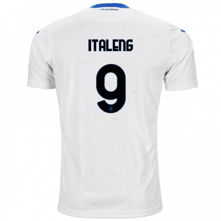 Kandiny Niño Camiseta Jonathan Italeng #9 Blanco 2ª Equipación 2024/25 La Camisa Chile