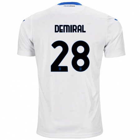 Kandiny Niño Camiseta Merih Demiral #28 Blanco 2ª Equipación 2024/25 La Camisa Chile