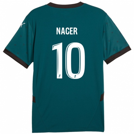 Kandiny Niño Camiseta Myriem Nacer #10 Verde Oscuro 2ª Equipación 2024/25 La Camisa Chile