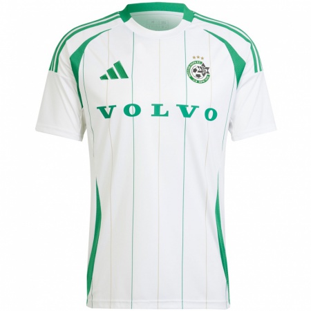 Kandiny Niño Camiseta Suf Podgoreanu #17 Blanco Verde 2ª Equipación 2024/25 La Camisa Chile