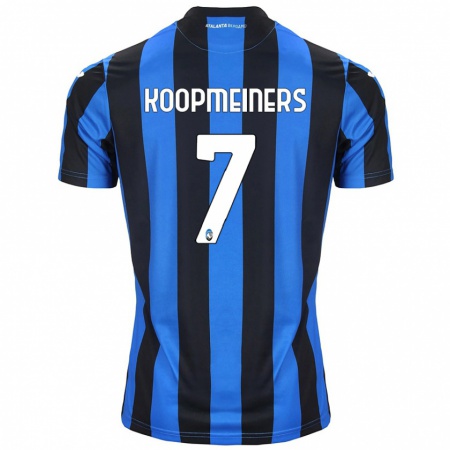 Kandiny Hombre Camiseta Teun Koopmeiners #7 Azul Negro 1ª Equipación 2024/25 La Camisa Chile