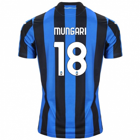 Kandiny Hombre Camiseta Giuseppe Mungari #18 Azul Negro 1ª Equipación 2024/25 La Camisa Chile