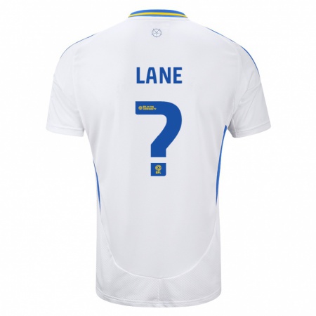 Kandiny Hombre Camiseta Freddie Lane #0 Blanco Azul 1ª Equipación 2024/25 La Camisa Chile