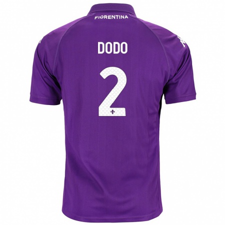 Kandiny Hombre Camiseta Dodô #2 Morado 1ª Equipación 2024/25 La Camisa Chile