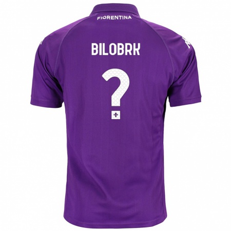 Kandiny Hombre Camiseta Ante Bilobrk #0 Morado 1ª Equipación 2024/25 La Camisa Chile