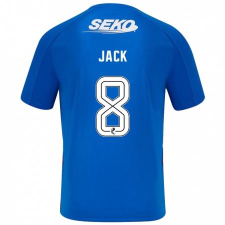 Kandiny Hombre Camiseta Ryan Jack #8 Azul Oscuro 1ª Equipación 2024/25 La Camisa Chile