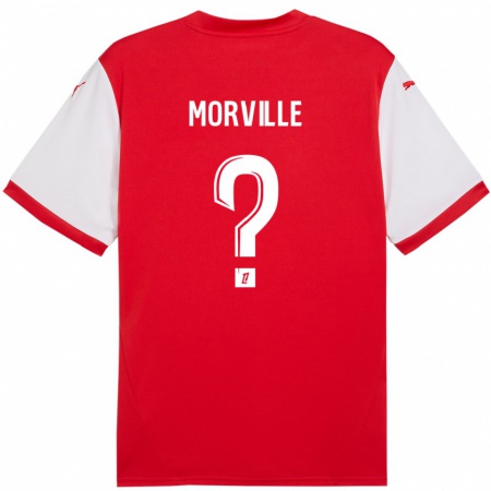 Kandiny Hombre Camiseta Matisse Morville #0 Rojo Blanco 1ª Equipación 2024/25 La Camisa Chile