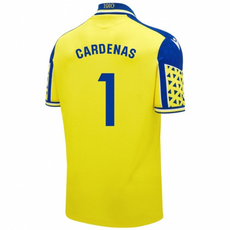 Kandiny Hombre Camiseta Raquel Cárdenas #1 Amarillo Azul 1ª Equipación 2024/25 La Camisa Chile