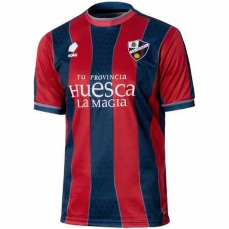 Kandiny Hombre Camiseta Nico Azagra #0 Rojo Azul 1ª Equipación 2024/25 La Camisa Chile