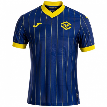 Kandiny Hombre Camiseta Riccardo Saponara #20 Azul Amarillo 1ª Equipación 2024/25 La Camisa Chile