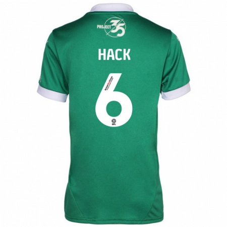 Kandiny Hombre Camiseta Lucy Hack #6 Verde Blanco 1ª Equipación 2024/25 La Camisa Chile