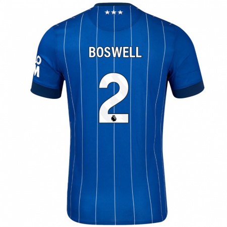 Kandiny Hombre Camiseta Maria Boswell #2 Azul Marino 1ª Equipación 2024/25 La Camisa Chile