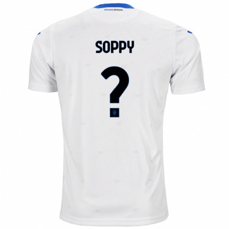 Kandiny Hombre Camiseta Brandon Soppy #0 Blanco 2ª Equipación 2024/25 La Camisa Chile