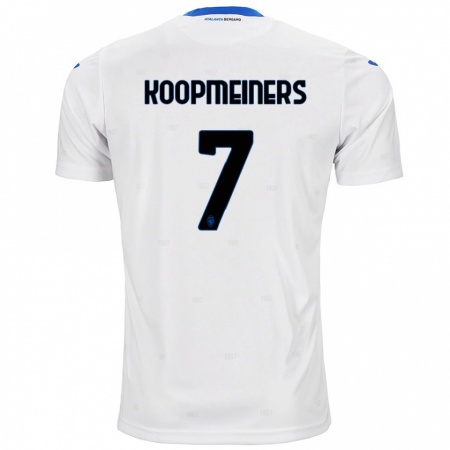 Kandiny Hombre Camiseta Teun Koopmeiners #7 Blanco 2ª Equipación 2024/25 La Camisa Chile