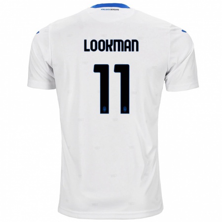 Kandiny Hombre Camiseta Ademola Lookman #11 Blanco 2ª Equipación 2024/25 La Camisa Chile