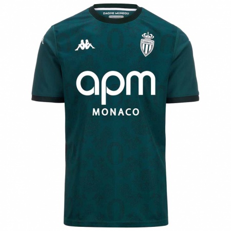 Kandiny Hombre Camiseta Noah Morillon #0 Verde Oscuro 2ª Equipación 2024/25 La Camisa Chile