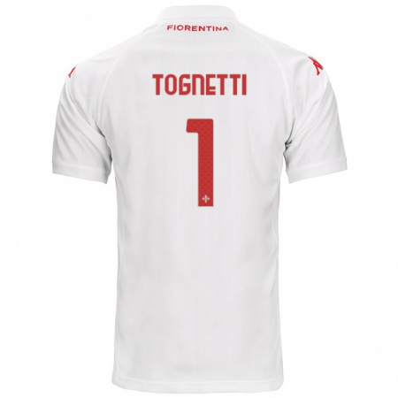 Kandiny Hombre Camiseta Laerte Tognetti #1 Blanco 2ª Equipación 2024/25 La Camisa Chile