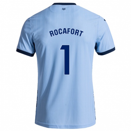 Kandiny Hombre Camiseta Rodrigo Rocafort #1 Azul Cielo 2ª Equipación 2024/25 La Camisa Chile