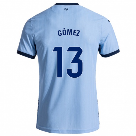 Kandiny Hombre Camiseta Rubén Gómez #13 Azul Cielo 2ª Equipación 2024/25 La Camisa Chile