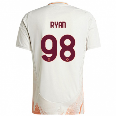 Kandiny Hombre Camiseta Mathew Ryan #98 Crema Blanco Naranja 2ª Equipación 2024/25 La Camisa Chile