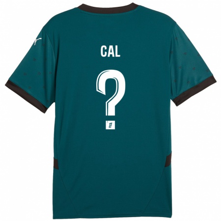 Kandiny Hombre Camiseta Mathys Cal #0 Verde Oscuro 2ª Equipación 2024/25 La Camisa Chile