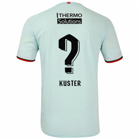 Kandiny Hombre Camiseta Harrie Kuster #0 Verde Claro 2ª Equipación 2024/25 La Camisa Chile