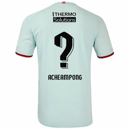 Kandiny Hombre Camiseta Sage Acheampong #0 Verde Claro 2ª Equipación 2024/25 La Camisa Chile