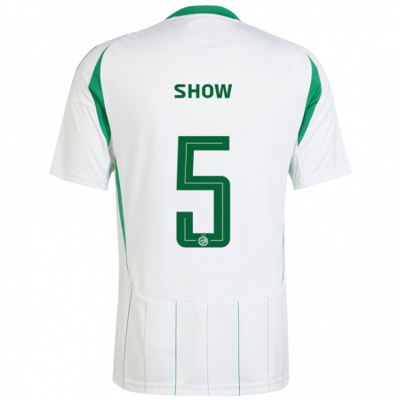 Kandiny Hombre Camiseta Show #5 Blanco Verde 2ª Equipación 2024/25 La Camisa Chile