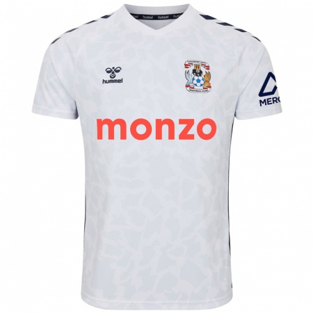 Kandiny Hombre Camiseta Charlie Manners #0 Blanco 2ª Equipación 2024/25 La Camisa Chile