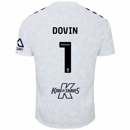 Kandiny Hombre Camiseta Oliver Dovin #1 Blanco 2ª Equipación 2024/25 La Camisa Chile