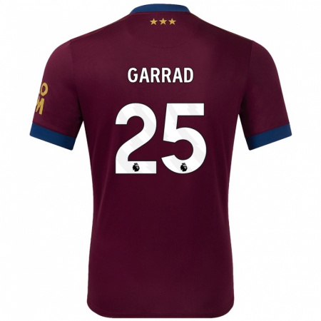 Kandiny Hombre Camiseta Grace Garrad #25 Marrón 2ª Equipación 2024/25 La Camisa Chile