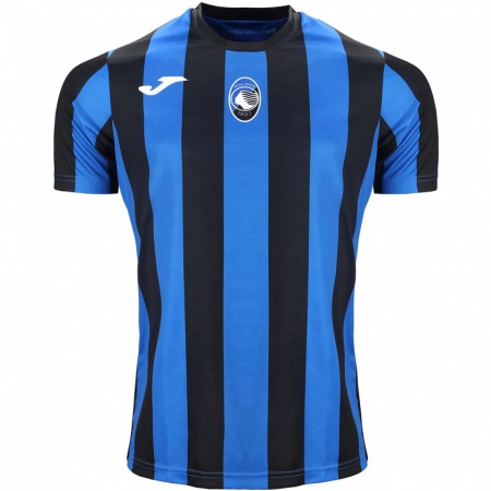 Kandiny Mujer Camiseta Giovanni Percassi #0 Azul Negro 1ª Equipación 2024/25 La Camisa Chile