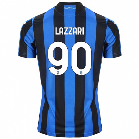 Kandiny Mujer Camiseta Ilaria Lazzari #90 Azul Negro 1ª Equipación 2024/25 La Camisa Chile