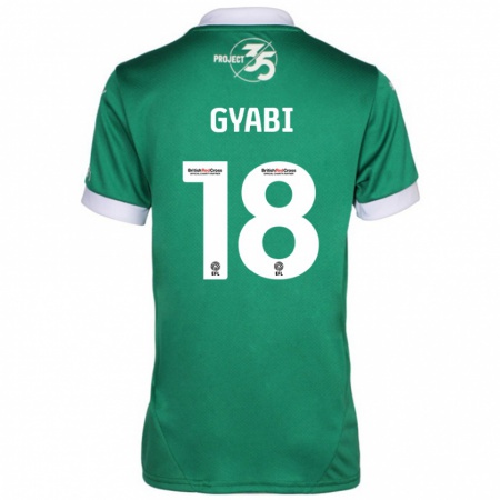 Kandiny Mujer Camiseta Darko Gyabi #18 Verde Blanco 1ª Equipación 2024/25 La Camisa Chile