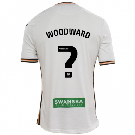 Kandiny Niño Camiseta Thomas Woodward #0 Blanco 1ª Equipación 2024/25 La Camisa Chile