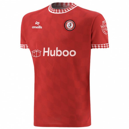 Kandiny Niño Camiseta Josh Campbell-Slowey #0 Rojo 1ª Equipación 2024/25 La Camisa Chile