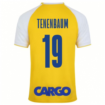 Kandiny Niño Camiseta Daniel Tenenbaum #19 Amarillo Blanco 1ª Equipación 2024/25 La Camisa Chile