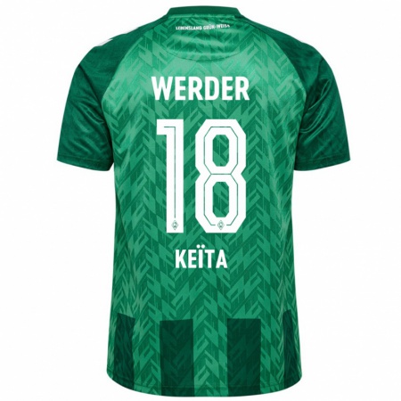 Kandiny Niño Camiseta Naby Keïta #18 Verde 1ª Equipación 2024/25 La Camisa Chile