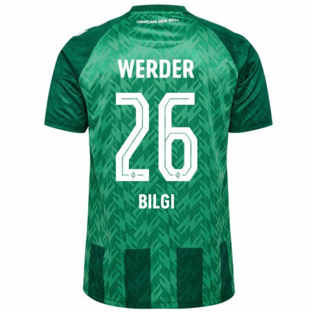 Kandiny Niño Camiseta Süleyman Bilgi #26 Verde 1ª Equipación 2024/25 La Camisa Chile