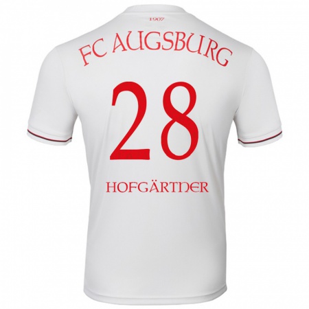 Kandiny Niño Camiseta Hendrik Hofgärtner #28 Blanco 1ª Equipación 2024/25 La Camisa Chile