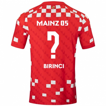 Kandiny Niño Camiseta Muhammed Birinci #0 Blanco Rojo 1ª Equipación 2024/25 La Camisa Chile