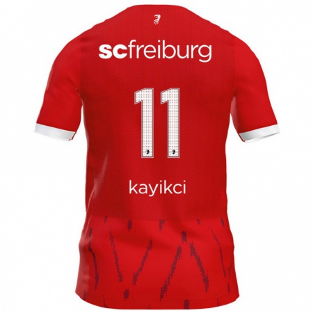 Kandiny Niño Camiseta Hasret Kayikçi #11 Rojo 1ª Equipación 2024/25 La Camisa Chile